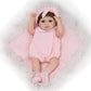 Adelle-16 Inch Realistic Reborn Baby Dolls with a Baby Carrier/Bassinet