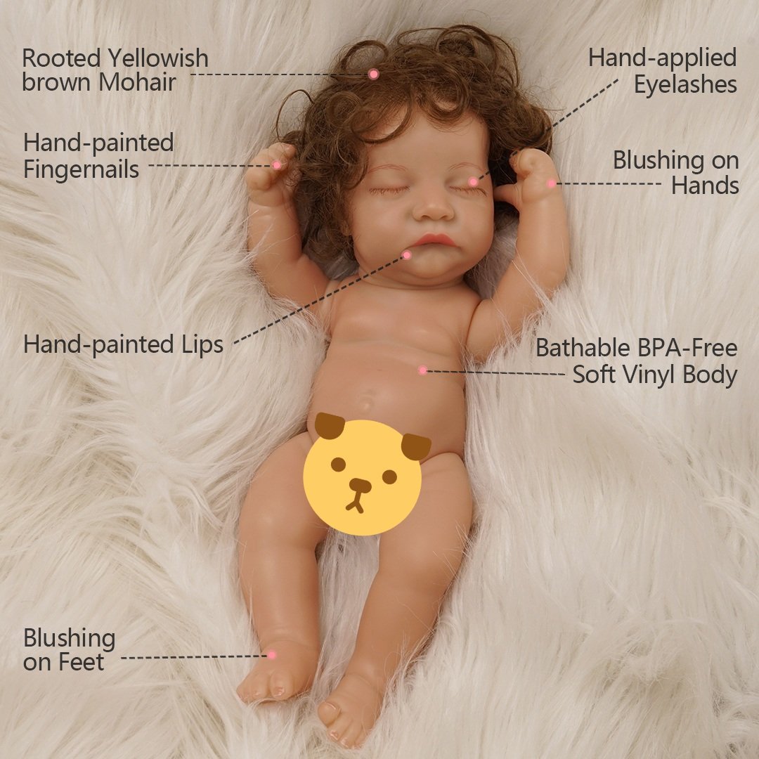 Jason-12-Inch Soft Touch Sleeping Baby Doll Boy