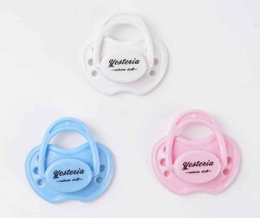 Reborn Doll Supplies 3pcs Pacifier Reborn Baby Dolls Accessories Magnet Pacifier - Yesteria